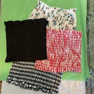 Bundle of 4 Tube tops